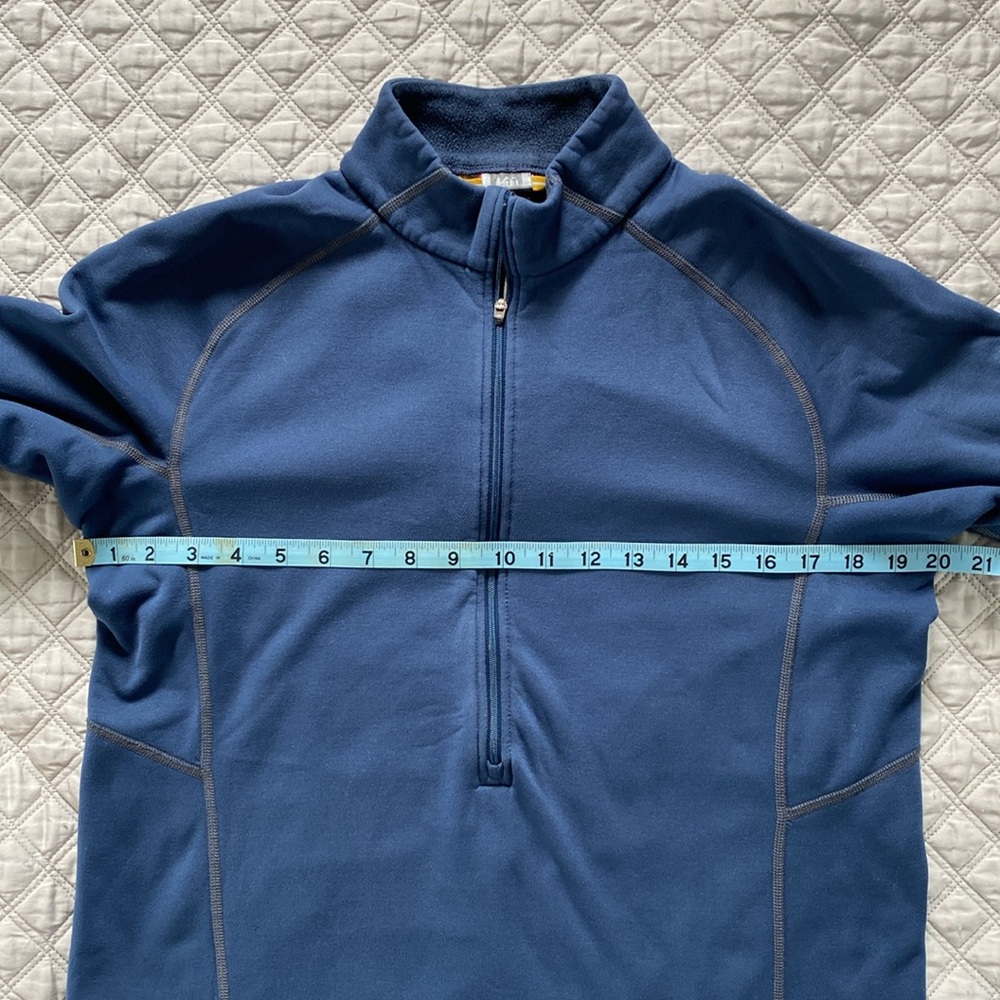 REI / Half-Zip Pullover / Blue / Large - Picture 8 of 8